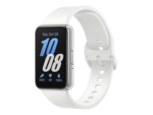 Samsung Galaxy Fit3 aktivitetssporer med rem - 256 MB - sølv