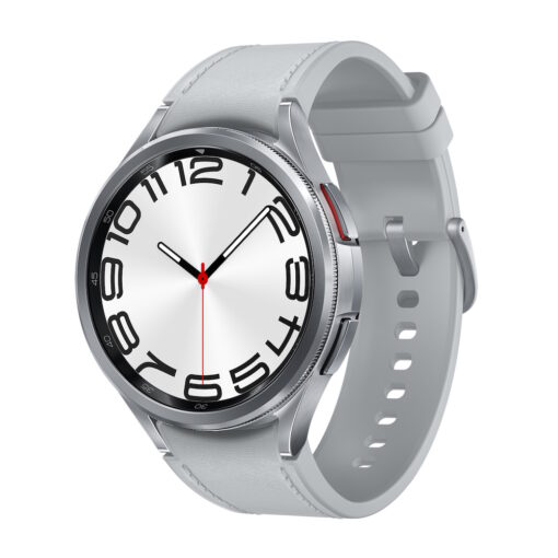 Samsung Galaxy Watch6 Classic 47 mm Digital Berøringsskærm 4G Sølv