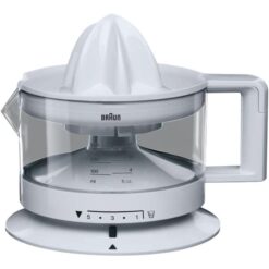 Braun Tribute Collection CJ 3000 Citruspresser 5 pulpkontrolindstillinger Omvendt funktion Hvid