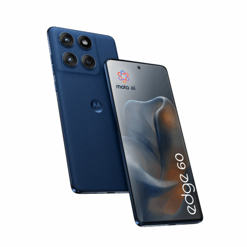 Motorola edge 60 16,9 cm (6.67") Dual SIM Android 15 5G USB Type-C 12 GB 512 GB 5200 mAh Blå