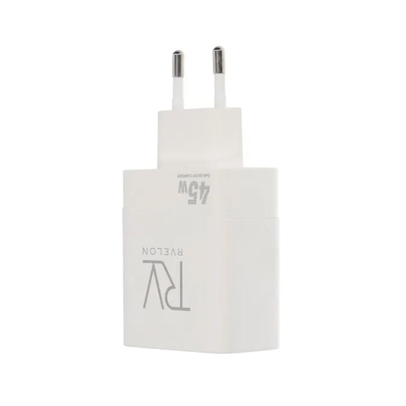 Rvelon 45W USB-C x2 GaN Väggladdare