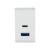 Rvelon 65W USB-C+A GaN Väggladdare