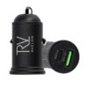 Rvelon Billaddare 45W USB-C PD3.0 & USB A QC3.0