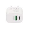 Rvelon Fast Charger Dual USB-A & USB-C 20W 10 pcs pack