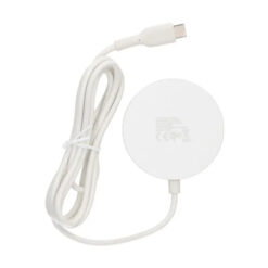 Rvelon Trådlös MagSafe Laddare - Qi2 15W USB-C - Vit