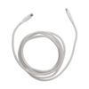 Rvelon USB-C Flätad Laddkabel 60W Snabbladdning 2m - Vit