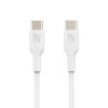 Rvelon USB-C Laddkabel 60W Snabbladdning 1.8m - Vit