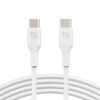 Rvelon USB-C Laddkabel 60W Snabbladdning 2m - Vit