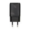 Rvelon Väggladdare 2x USB-C + USB-A 65W GaN - Svart