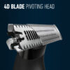 King C. Gillette Style Master XT3000 skäggtrimmer, 4D-blad med vinklingsbart trimmerhuvud