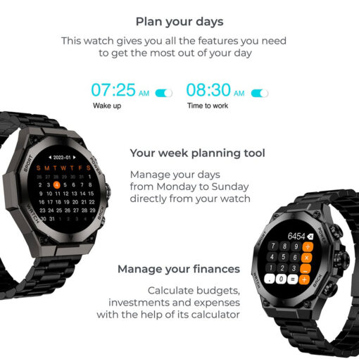 Smartklocka Titanium - Svart