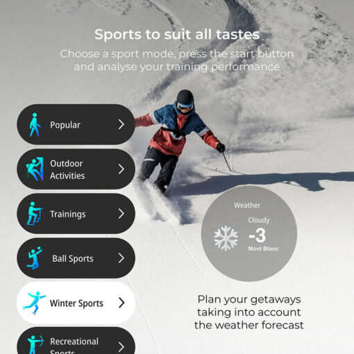 Smartklocka Venture - Svart