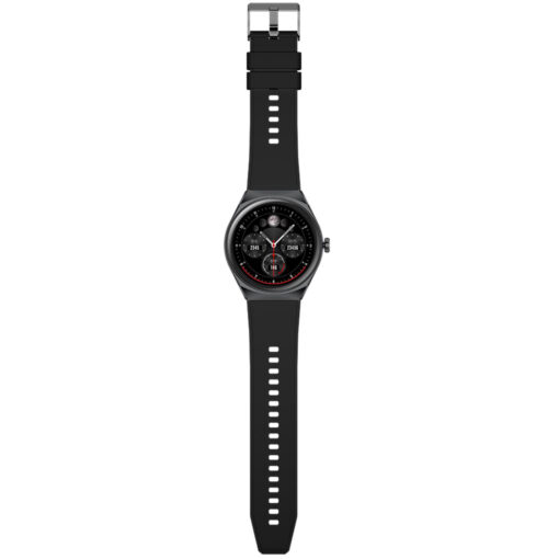 Trainerhalo Smartwatch med rund urtavla Svart