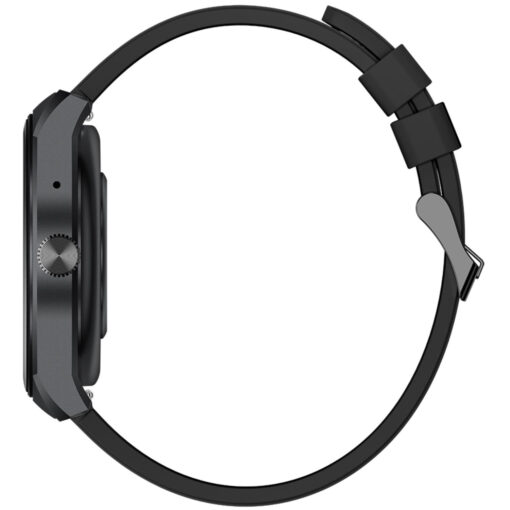 Trainerhalo Smartwatch med rund urtavla Svart