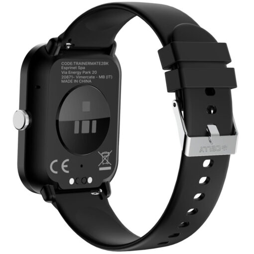 Trainermate 2 Smartwatch med rektangulär urtavla Svart