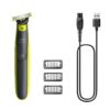 Philips OneBlade 360 QP2724/23 rakapparat och trimmer i limegrön och mörkgrå – vy 1