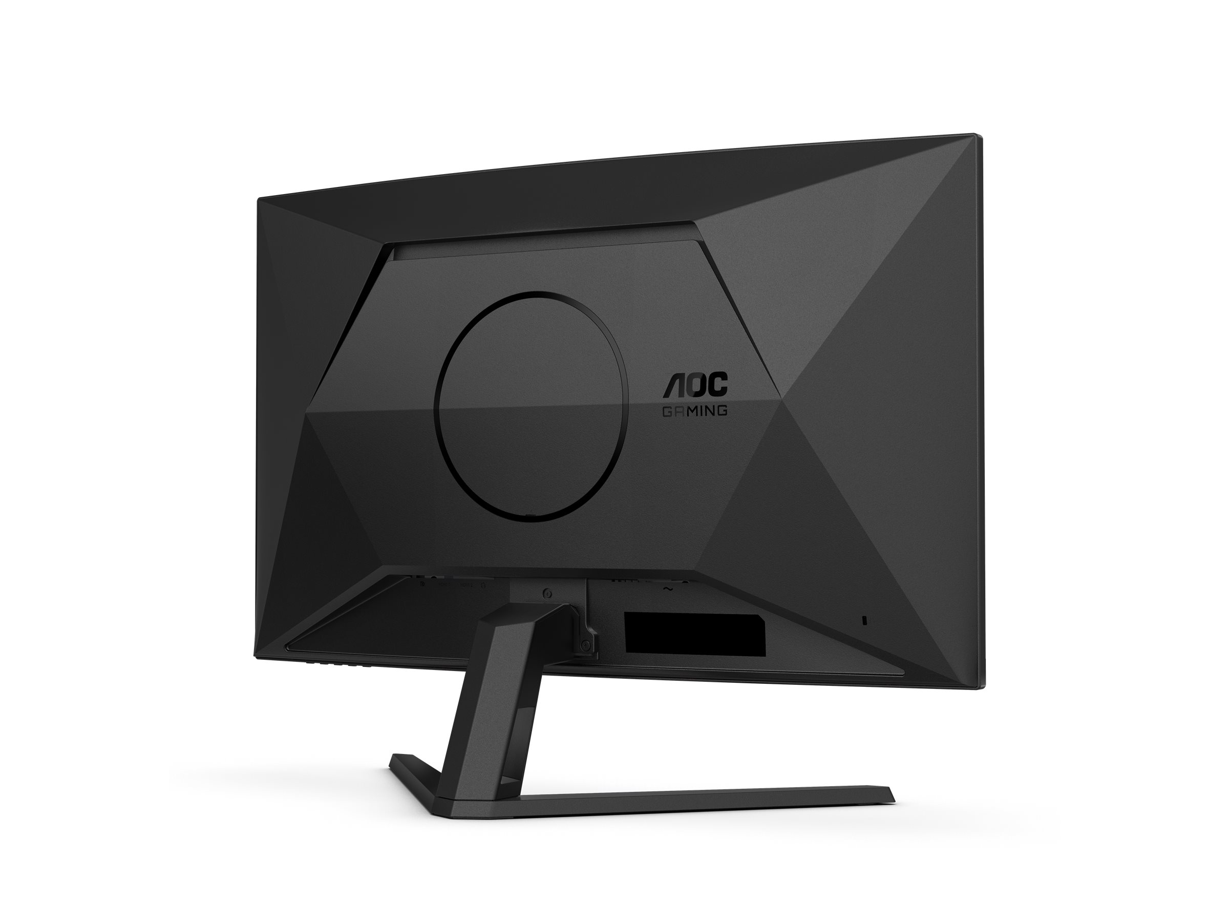 AOC Gaming CQ32G4VE 32" böjd gamingskärm, bakifrån i vinkel
