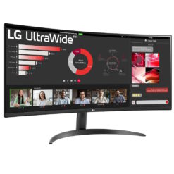 LG 34WR50QK B 34 – UltraWide 100 Hz HDR10 Välvd
