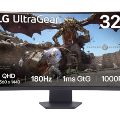 LG UltraGear 32GS60QC 32" välvd bildskärm gaming