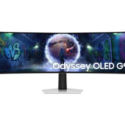 Samsung Odyssey OLED G9 S49DG934SU 49" 240Hz 0.03ms DQHD OLED Bländfri - Silver