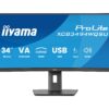 iiyama ProLite XCB3494WQSU-B1 34" VA 3440 x 1440 (UltraWide) HDMI DisplayPort USB-C 120Hz