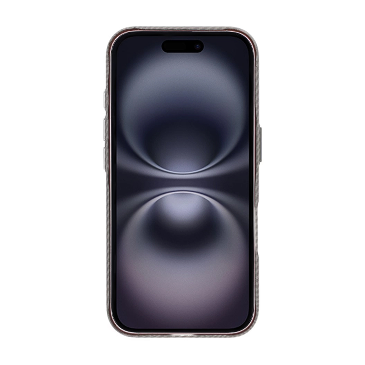 iPhone 16 Mobilskal Carbonmönstrad - Grå