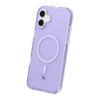 iPhone 16 Plus Rvelon Mobilskal TPU med MagSafe - Glitter Lila