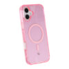 iPhone 16 Plus Rvelon Mobilskal TPU med MagSafe - Glitter Rosa