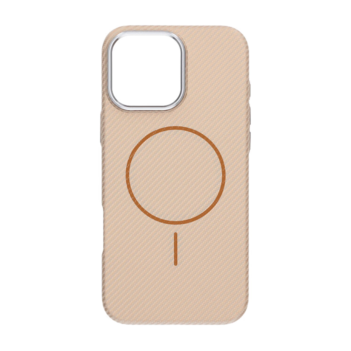 iPhone 16 Pro Max Mobilskal Carbonmönstrad - Guld