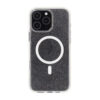 iPhone 16 Pro Max Rvelon Mobilskal TPU med MagSafe - Glitter Vit
