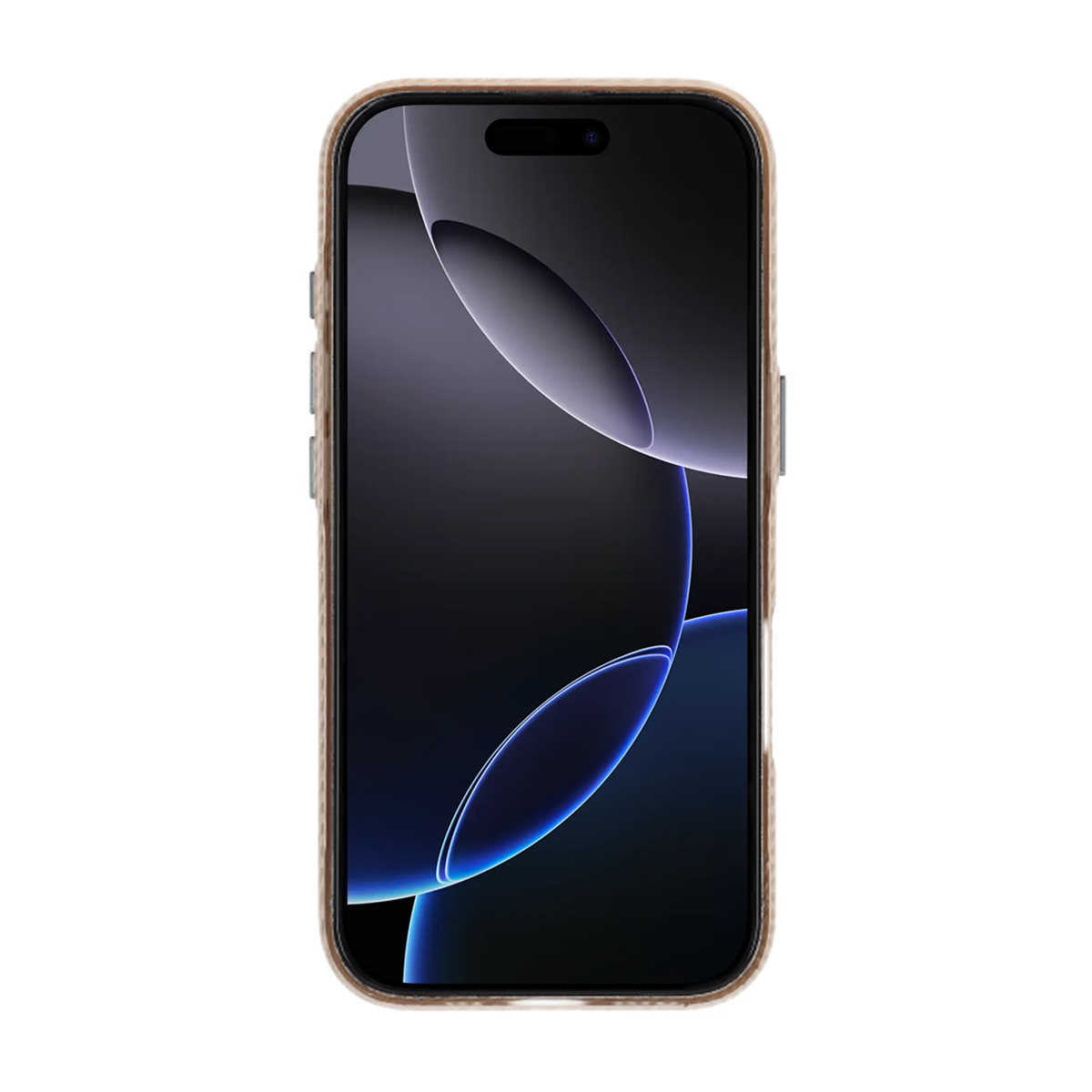 iPhone 16 Pro Mobilskal Carbonmönstrad - Guld