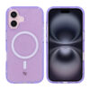 iPhone 16 Rvelon Mobilskal TPU med MagSafe - Glitter Lila