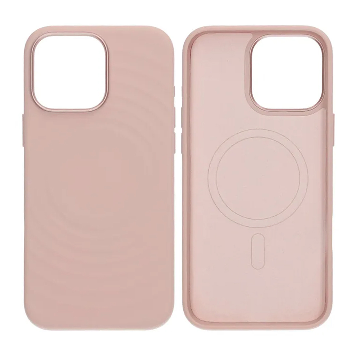Mobilskal Silikon för iPhone 16 Pro Max - Rosa med Kameraskydd