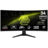 MSI MAG 346CQ 34" 3440 x 1440 Curved UltraWide Gamingskärm – 180Hz