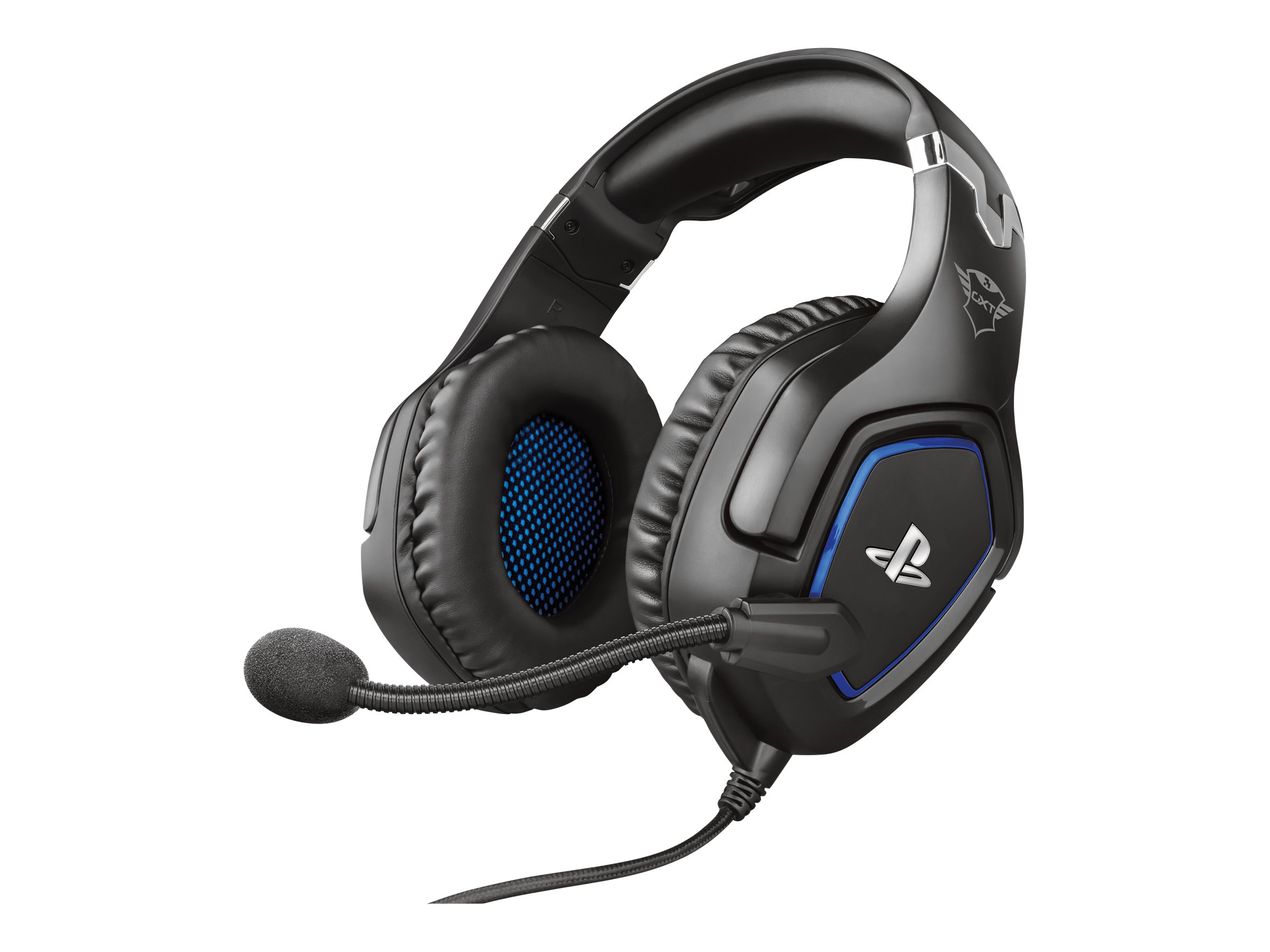 Trust Gaming GXT 488 Forze headset i vinkel med mikrofon