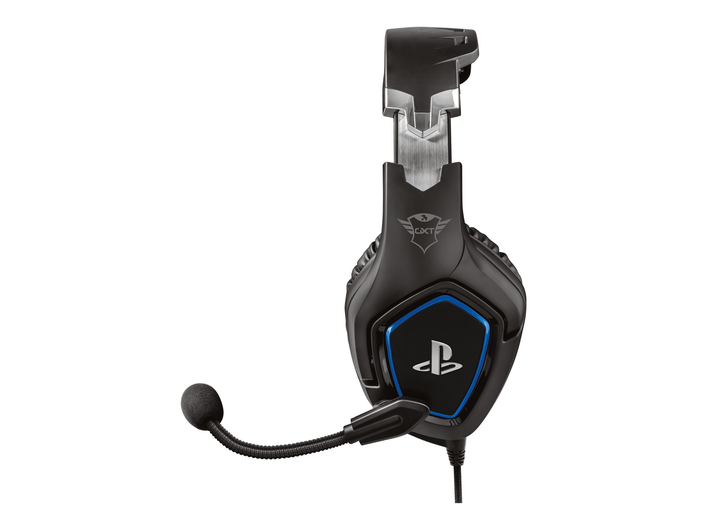 Trust Gaming GXT 488 Forze headset från sidan med mikrofonarm