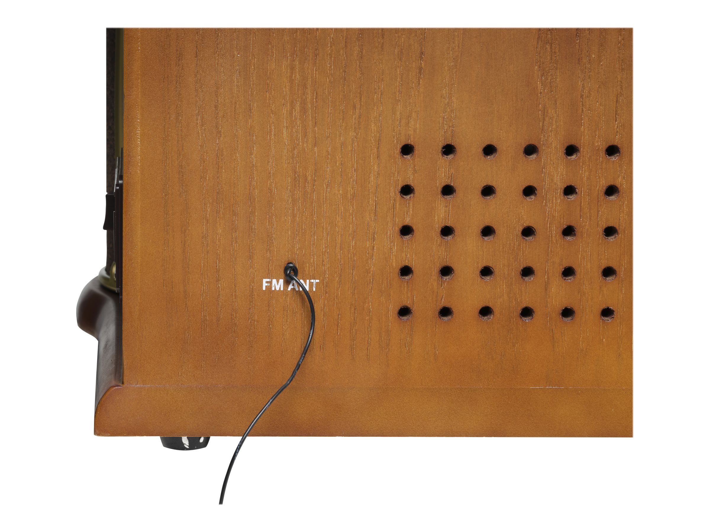 DENVER MCR-50 MK3 Audiosystem (5 Watt) – Brun Trä – bild 2