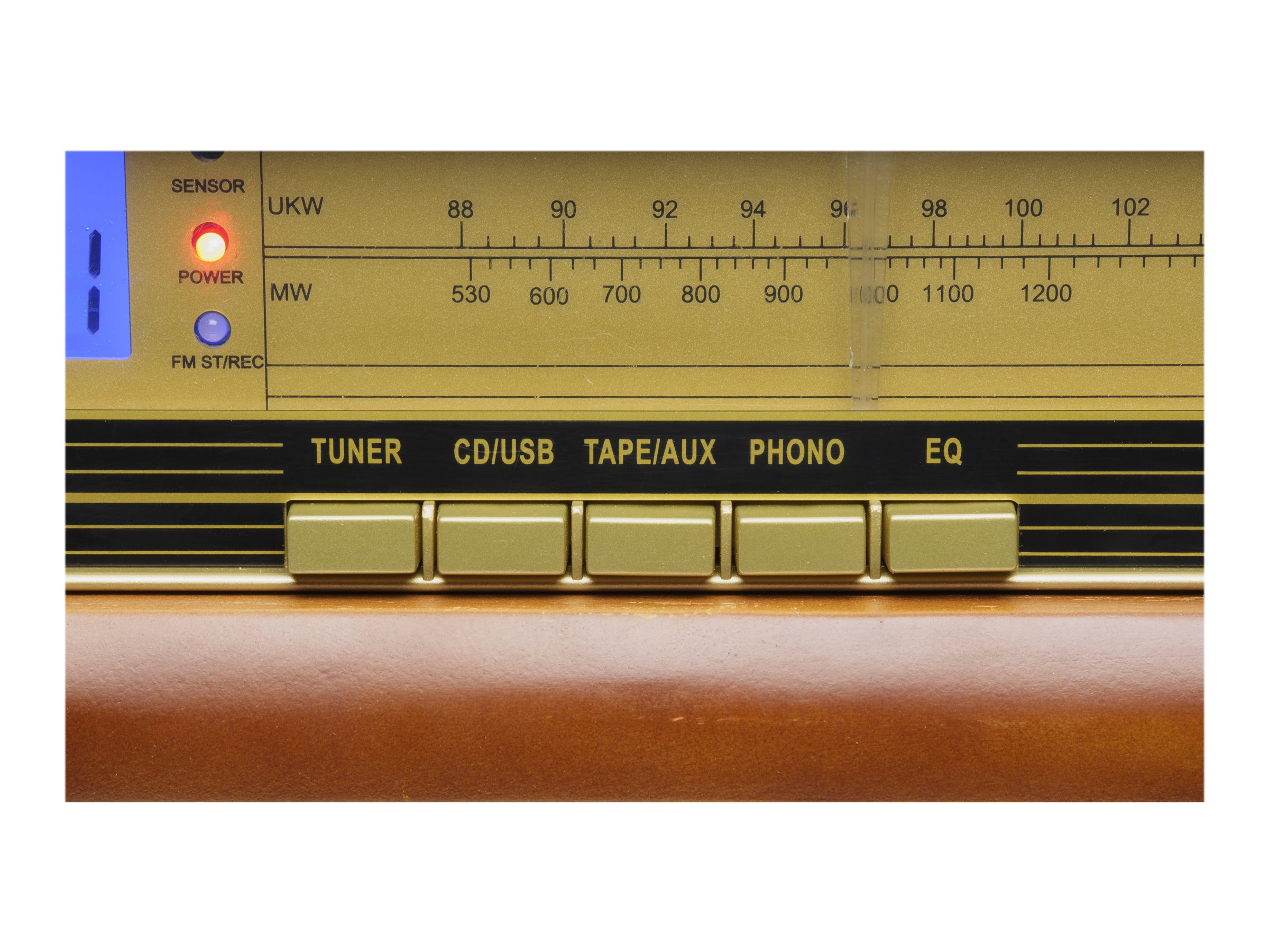DENVER MCR-50 MK3 Audiosystem (5 Watt) – Brun Trä – bild 5