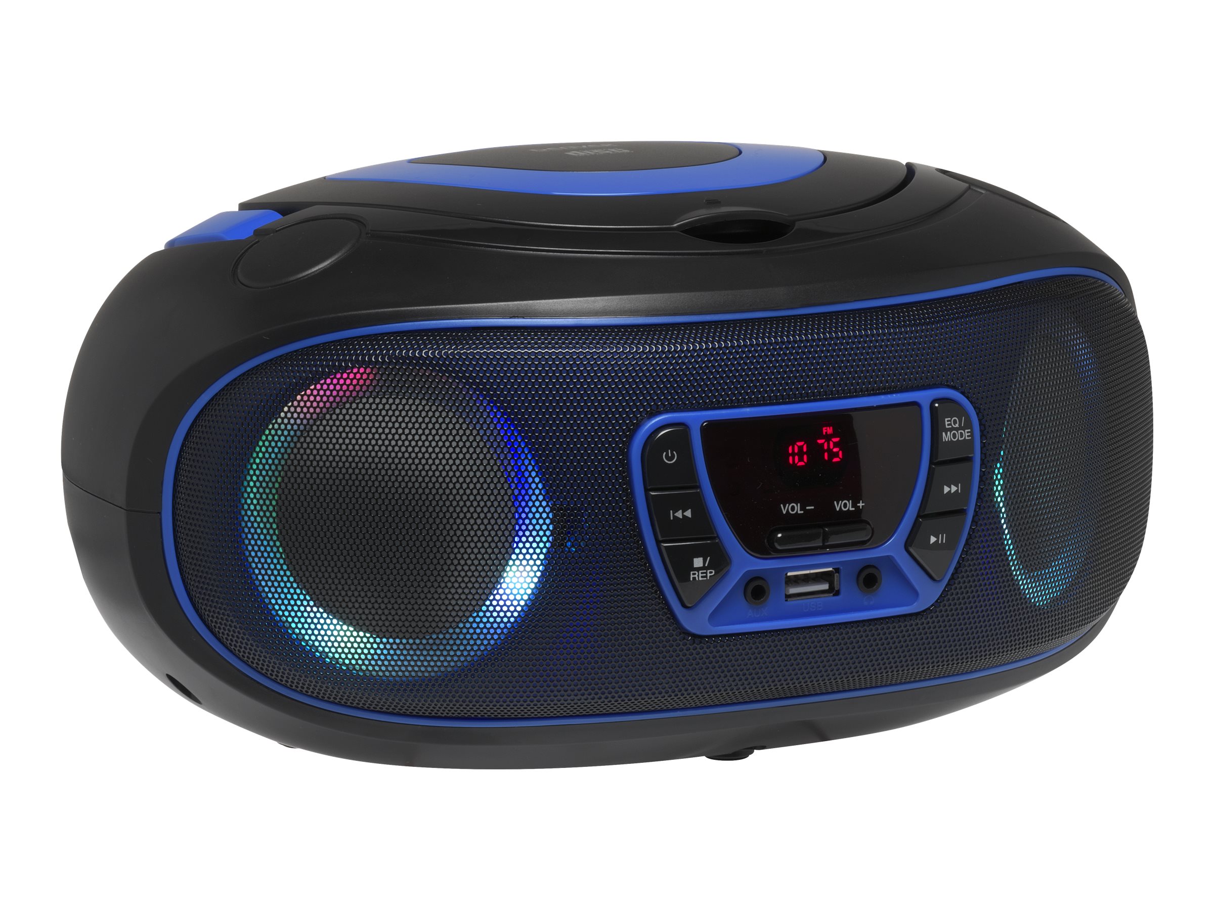 DENVER TCL-212BT Boombox Sort Blå