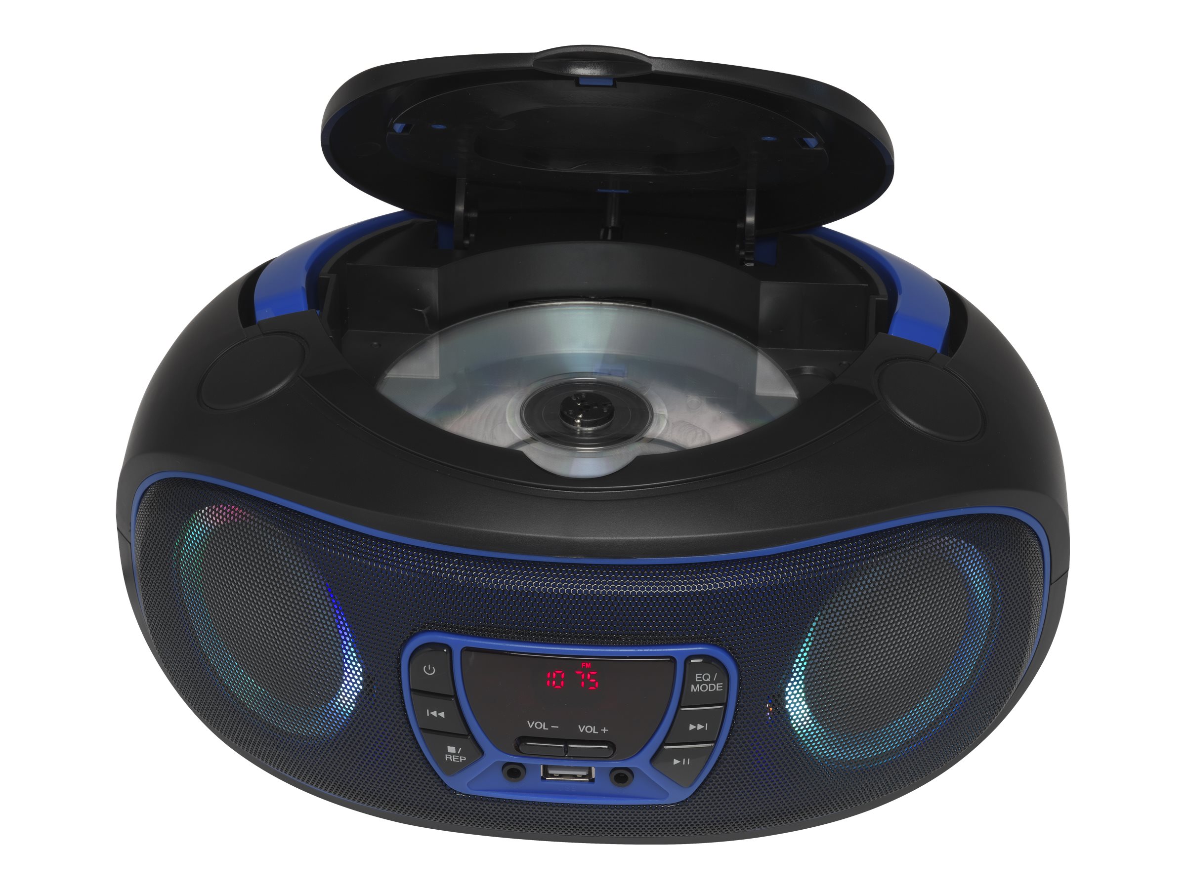 DENVER TCL-212BT Boombox Sort Blå