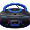 DENVER TCL-212BT Boombox Sort Blå