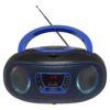 DENVER TCL-212BT Boombox Sort Blå