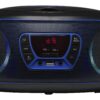 DENVER TCL-212BT Boombox Sort Blå