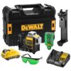 DeWalt DCE089D1G-QW 12V XR - 3 x 360° Grön Multilinjelaser