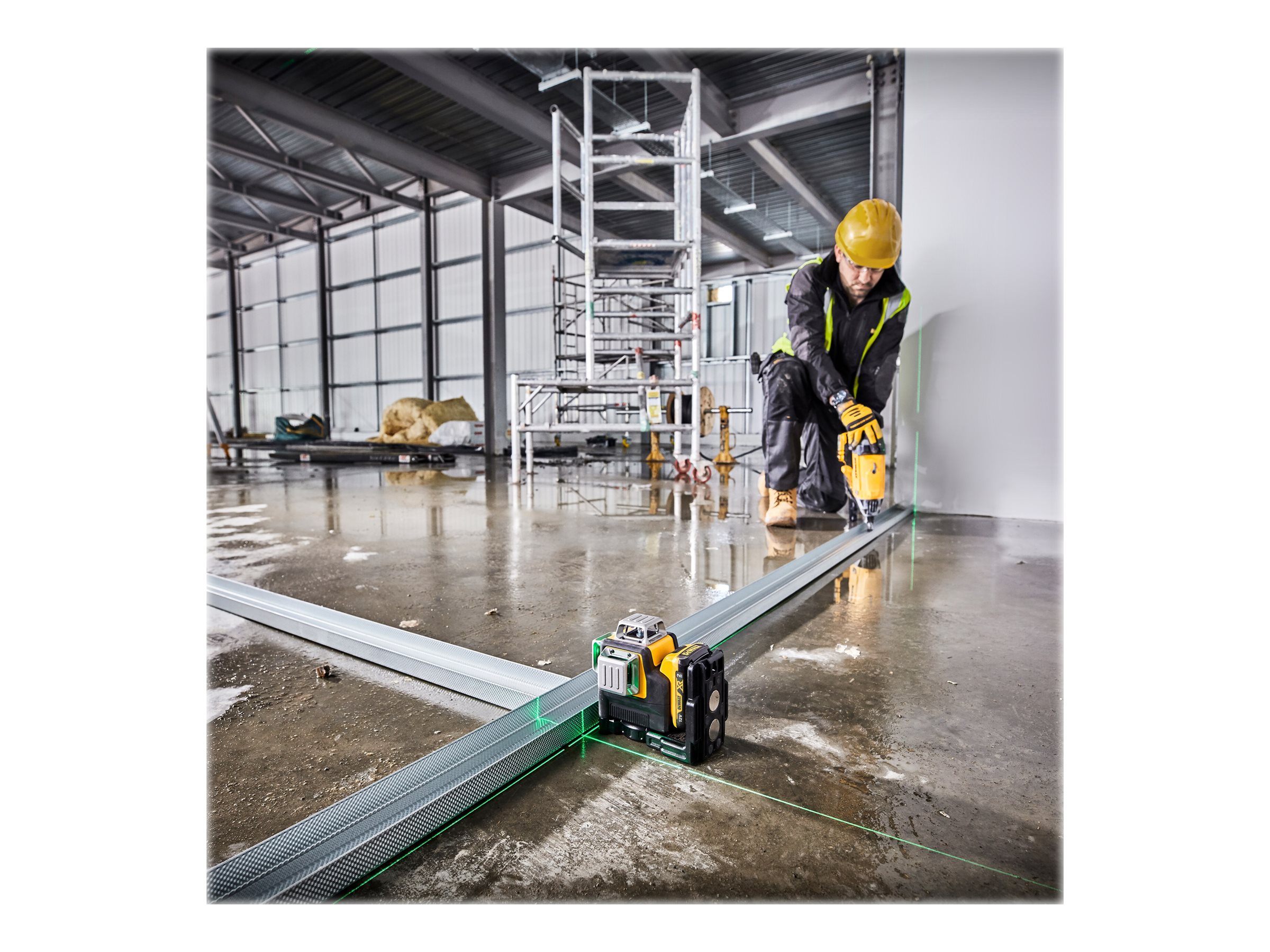 DeWalt DCE089D1G-QW 12V XR - 3 x 360° Grön Multilinjelaser