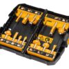 DeWALT DT90016-QZ Frässtålsats 12 delar 8 mm Skaft