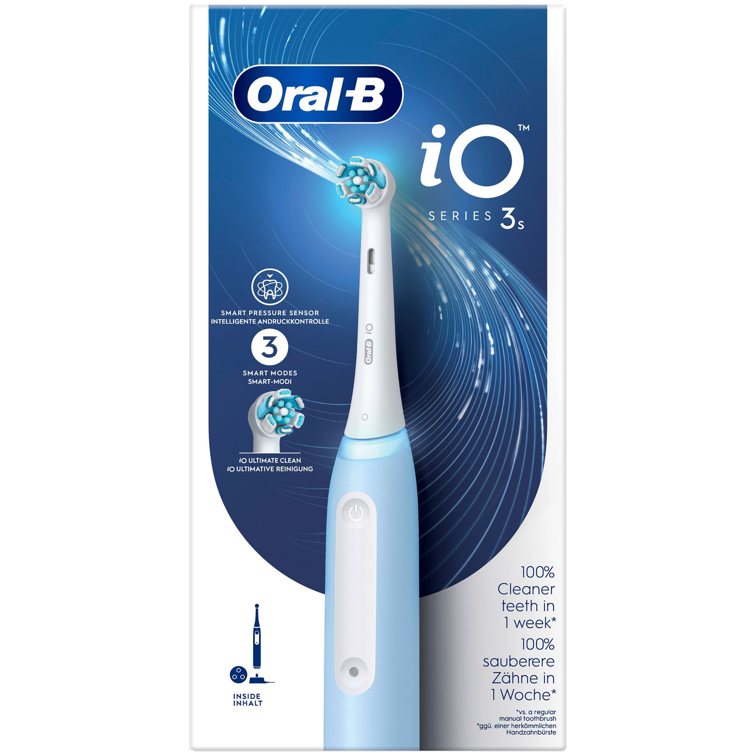 Eltandborste iO3S Ice Blue