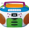 Lenco SCD-971 Boombox Blå Grön Orange Lilla Vit – bild 2