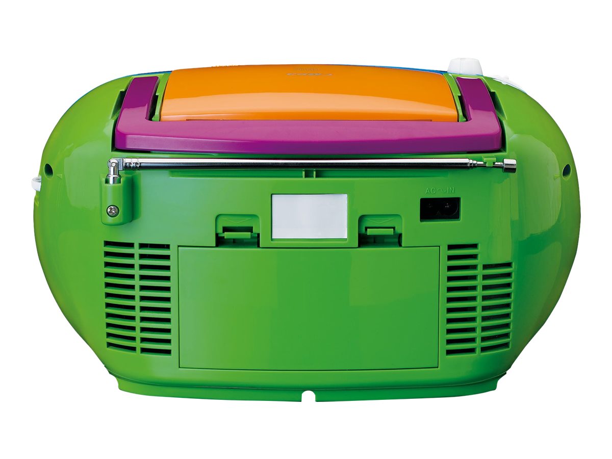 Lenco SCD-971 Boombox Blå Grön Orange Lilla Vit – bild 4