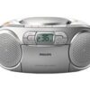Philips AZ127 Boombox Silver